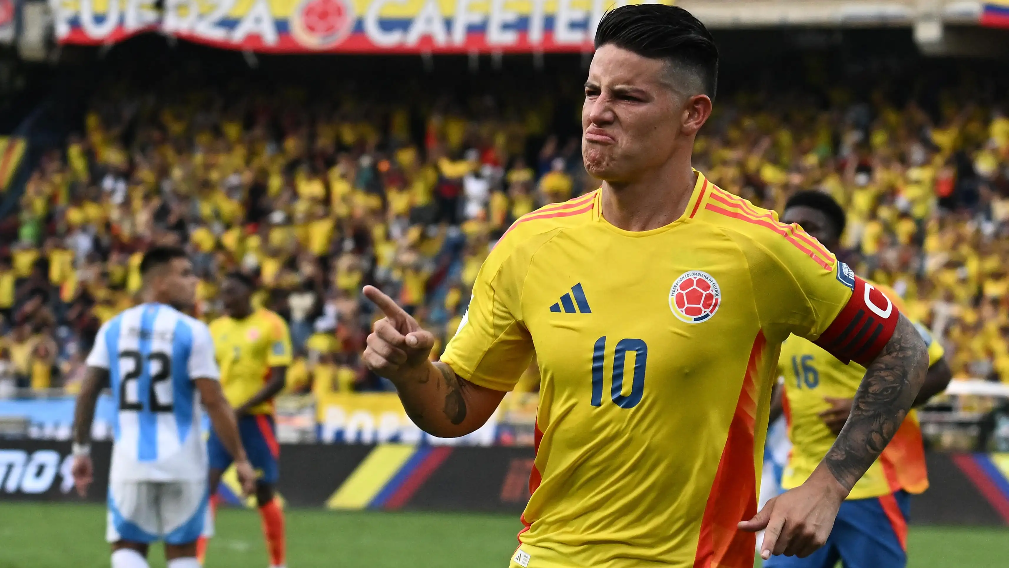 WATCH VIDEO Highlights Colombia 2-1 Argentina 2024.09.11 James Rodriguez khiến Argentina Không Messi Ôm Hận, Video highlights Colombia 2-1 Argentina, Clip Colombia 2-1 Argentina all goals highlights, See live result Colombia 2-1 Argentina, World Cup 2026 Qualifiers, Vòng loại World Cup 2026, Video Vòng Loại World Cup 2026, Clip bóng đá Vòng Loại World Cup 2026
