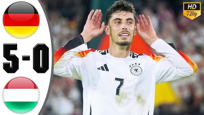 WATCH VIDEO Highlights Germany 5-0 Hungary 2024.09.07 Kai Havertz Scored, Video highlights Germany 5-0 Hungary, Clip Germany 5-0 Hungary all goals highlights, See live result Germany 5-0 Hungary, Clip bàn thắng Germany 5-0 Hungary, Germany Full Goals Highlight, Hungary Full Goals Highlight, UEFA Nations League Goals Highlight