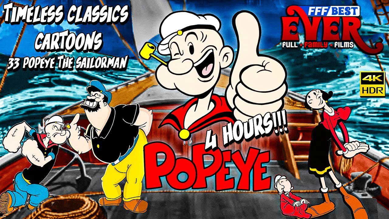 Hoạt Hình Thủy Thủ Popeye POPEYE THE SAILOR MAN Bản ĐẸP FULL HD - Thủy thủ Papai chuyên ăn rau chân vịt để tăng cường sức mạnh...POPEYE THE SAILOR MAN REMASTERED 4K HDR, Hoạt hình Thủy thủ Papai, Xem Online hoạt hình Thủy thủ Papai trọn bộ, Phim hoạt hình