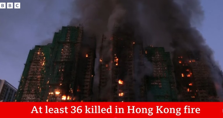 At least 36 people have been killed in a major fire which has engulfed apartment blocks in the Tai Po district of Hong Kong, with 279 people not accounted for. SHOCKING VIDEO Hong Kong Fire Tragedy: Death Toll Rises to 44 Nearly 300 Missing in Tai Po Blaze, VIDEO Hong Kong tower blocks inferno kills dozens & leaves nearly 300 missing as trapped beg for help, VIDEO At least 36 dead 279 missing as major fire rages at Hong Kong housing estate, SHOCKING VIDEO Hundreds of people missing in Hong Kong fire, Clip tin tức, Clip tin tức cháy nổ, Fire in many adjacent apartment buildings in Hong Kong many people died and went missing, Shock news today, Shocking news video, Shocking news video today, US news today, US today news, News hot today, US news video today, Hot news today, Latest today news video, Post news hot today, Today news Video, Hot news today on the world, Horrific apartment fire in Hong Kong leaves hundreds dead and missing