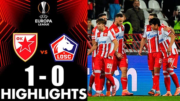 WATCH Crvena zvezda 1-0 LOSC Lille Full Highlights Extended 2025.11.06, Europa League Full Goals Highlight, UEFA Europa League Full Goals Highlights, Video Crvena zvezda 1-0 LOSC Lille Highlights, See video results Crvena zvezda 1-0 LOSC Lille Full Goals, Crvena Zvezda Full Goals Highlight, Lille Full Goals Highlight, LOSC Lille Full Goals Highlights, Cup C2 Europa League, Clip kết quả bóng đá Cúp C2 Châu Âu hôm nay, Video bóng đá Cúp C2 Châu Âu, Kết quả bóng đá hôm nay 2025-11-06, Result Football Today 2025-11-06