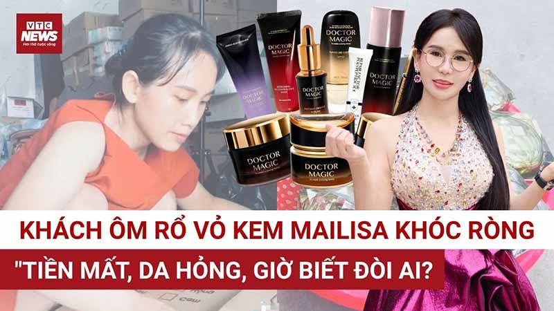 Sau thông báo tạm ngừng hoạt động, các chi nhánh Mailisa "cửa đóng then cài", nhiều khách hàng lo lắng về liệu trình dang dở và khoản tiền đã chi. Thẩm mỹ viện Mailisa 'tan rã': Khách ôm đống kem hàng chục triệu đồng khóc ròng. HOT CLIP Mỹ Duyên tổng giám đốc tập đoàn mỹ phẩm Mailisa đã bị gọi tên, Clip hot girl Mỹ Duyên con dâu Mailia bị bắt, Clip Mỹ Duyên tổng giám đốc Mailisa bị bắt, Clip Mỹ Duyên Mailisa là ai, Clip thông tin về Mỹ Duyên con dâu Mailisa, Mỹ Duyên con dâu Mailisa giờ ra sao, Mỹ Duyên Mailisa, VIDEO TIN TỨC MỚI NHẤT vụ thẩm mỹ viện Mailisa, Khối tài sản khủng của vợ chồng Mailisa, Clip thông tin mới nhất vụ chủ thẩm mỹ viện Mailisa bị khởi tố, VIDEO THÔNG TIN MỚI NHẤT vụ việc thẩm mỹ viện Mailisa, Tin tức mới nhất về thẩm mỹ viện Mailisa, Thẩm mỹ viện Mailisa là ai, Tại sao Mailisa bị khởi tố, Vì sao thẩm mỹ viện Mailisa bị bắt, Clip tin tức, Tin tức teen, Tin tức nóng 24h trong ngày, Clip pháp luật, Clip tin tức pháp luật, Clip Pháp Luật