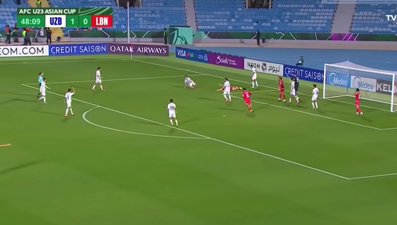 Unable to capitalize on their advantage, the Uzbekistan U23 players became complacent after taking a 3-0 lead. As a result, Lebanon unexpectedly scored two goals thanks to a brace from Farah Shahin. WATCH U23 Uzbekistan vs U23 Lebanon FULL HIGHLIGHTS 2026.01.07, AFC U23 Asian Cup, Video U23 Uzbekistan vs U23 Lebanon highlights, U23 Uzbekistan vs U23 Lebanon result, Asian Cup 2026 Full Highlights, Asian Cup Highlights, Asian AFF Cup, Asian Cup 2026, AFC Asian Cup 2026, Latest Football Highlights, Latest Football Full Highlights, Result Football Today 2026-01-07, Kết quả bóng đá hôm nay 2026-01-07