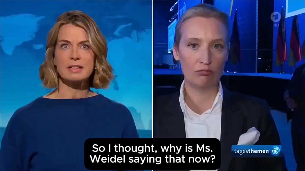 Alice Weidel Nuclear Energy Debate, AfD Climate Change Discussion Germany, German Broadcaster And Alice Weidel Interview, Nuclear Power And Carbon Emissions Debate, Germany Energy Policy Discussion, AfD Energy Strategy Analysis, Climate Change And Nuclear Power Debate, German Politics Energy Transition Discussion, Alice Weidel Interview Viral Clip, Nuclear Energy Benefits And Challenges, Germany Climate Policy Debate, European Energy Security And Nuclear Power, AfD Leader Alice Weidel Challenges Broadcaster in Debate on Nuclear Energy, Nuclear Energy Climate Change and a Heated TV Exchange in Germany, Alice Weidel and Broadcaster Clash Over Nuclear Power and Emissions, Today news Video, US news video today, Hot news today, Latest today news video, Hot news today on the world, News hot today, US news today, Post news hot today, US today news, Shock news today
