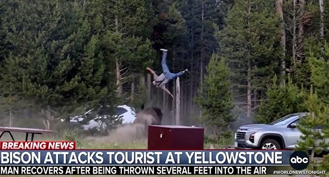 Breaking video today, Viral Video Internet Today, Yellowstone bison attack latest news, Grandfather attacked by bison Yellowstone, Yellowstone National Park bison incident, Bison throws man into the air, Yellowstone wildlife attack 2026, Yellowstone breaking news today, Bison attack caught on camera, National Park visitor injured by bison, Yellowstone safety tips after bison attack, Grandfather hospitalized after bison attack, Breaking world news, Breaking news America, Breaking news today, Breaking news protest, Breaking news video, Breaking political news, Breaking news USA, Australia top headlines today