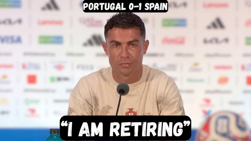 Cristiano Ronaldo ANNOUNCES RETIREMENT Post Match Interview Portugal vs Spain World Cup 2026, Clip interview Ronaldo after Portugal vs Spain World Cup 2026, Portugal vs Spain commentary reaction World Cup 2026, ESPN FC Portugal Spain reaction, Spain beats Portugal Round of 16 analysis, Portugal eliminated World Cup 2026 reaction, Spain vs Portugal World Cup highlights and commentary, ESPN FC World Cup 2026 Portugal analysis, Spain World Cup Round of 16 victory reaction, Portugal World Cup exit expert analysis, FIFA World Cup 2026 Spain Portugal review, Portugal disappointment after Spain win World Cup 2026, Watch Portugal vs Spain Full Match Highlights 2026.07.06, Full replay Portugal vs Spain World Cup 2026, Full match Portugal vs Spain World Cup 2026, Portugal Full Goals Highlight, Spain Full Goals Highlight, Video Vòng Loại World Cup 2026, Vòng loại World Cup 2026, Video bàn thắng World Cup 2026, World Cup 2026 Qualifiers, vong loai world cup 2026, Video bóng đá World Cup 2026, World Cup 2026, Clip bóng đá Vòng Loại World Cup 2026, Latest Football Highlights, Latest Football Full Highlights, Football Full Highlight, Football Full Goals Highlight, Kết quả bóng đá hôm nay 2026-07-06, Result Football Today 2026-07-06