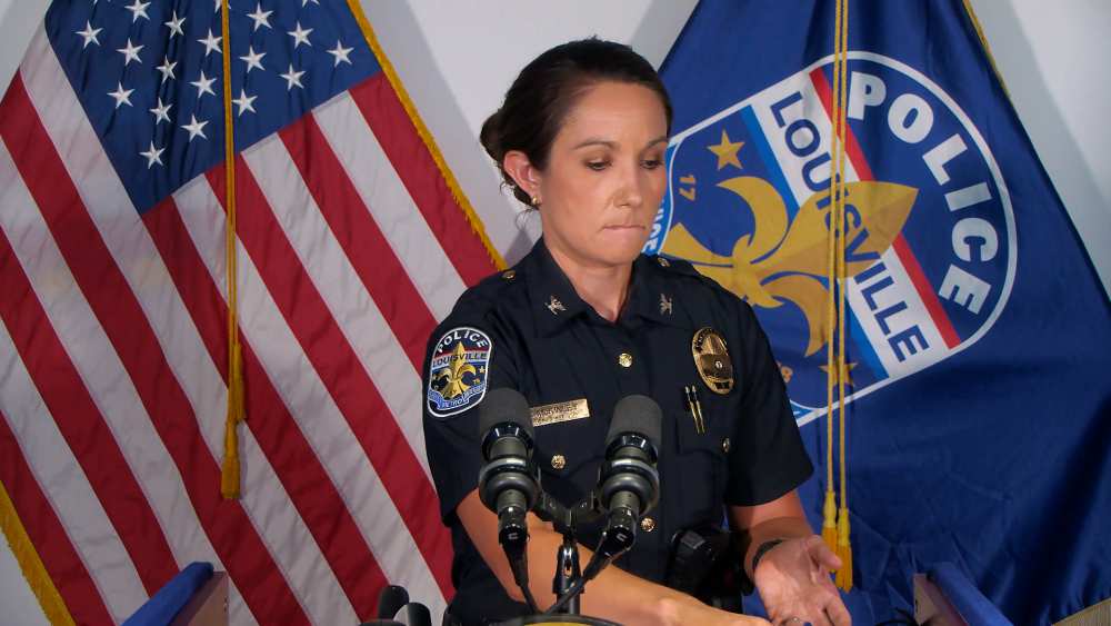 LMPD Deputy Chief Col. Emily McKinley gives an update on the officer-involved shooting near the 700 block of S. 5th Street on July 26, 2026. LMPD officer involved shooting July 26 2026, Louisville police officer involved shooting July 2026, LMPD news conference officer involved shooting, Deputy Chief Emily McKinley shooting update, 700 block S 5th Street officer involved shooting, S 5th Street Louisville police shooting, LMPD shooting near York Street Louisville, Louisville Metro Police Department shooting investigation, July 26 Louisville officer involved shooting update, LMPD officer involved shooting press conference, Breaking news America, Breaking news protest, Breaking news USA, Breaking world news, Breaking news video, Breaking political news, Breaking news today