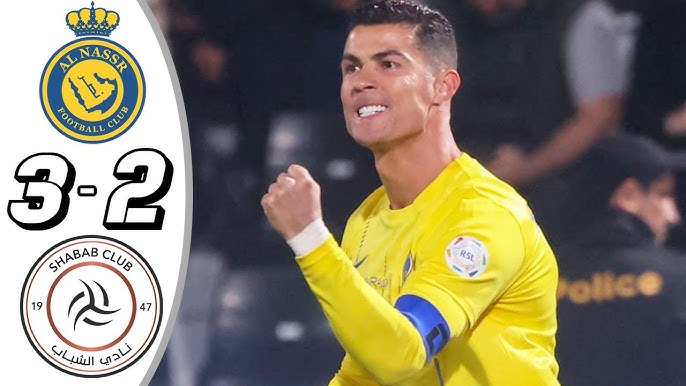 WATCH VIDEO Highlights Al-Shabab vs Al-Nassr 2-3 Ronaldo Ghi Bàn và Khiêu Khích FAN đội bạn, Video Al-Shabab vs Al-Nassr 2-3 highlights, Clip highlights Al-Shabab vs Al-Nassr 2-3, See live result Al-Shabab vs Al-Nassr 2-3, Vidoe bàn thắng Al-Shabab vs Al-Nassr 2-3, Al-Shabab Goals Highlights, Al-Nassr Full Goals Highlights, Saudi Pro League Full Goals Highlights, Giải đấu bóng đá Ả Rập Xê Út, Bóng đá Ả Rập Xê Út, Clip Ronaldo khiêu khích phản cảm FAN đội Al-Shabad khi bị chọc tức, Ronaldo ghi bàn và có hành động phản cảm khi Al-Nassr thắng