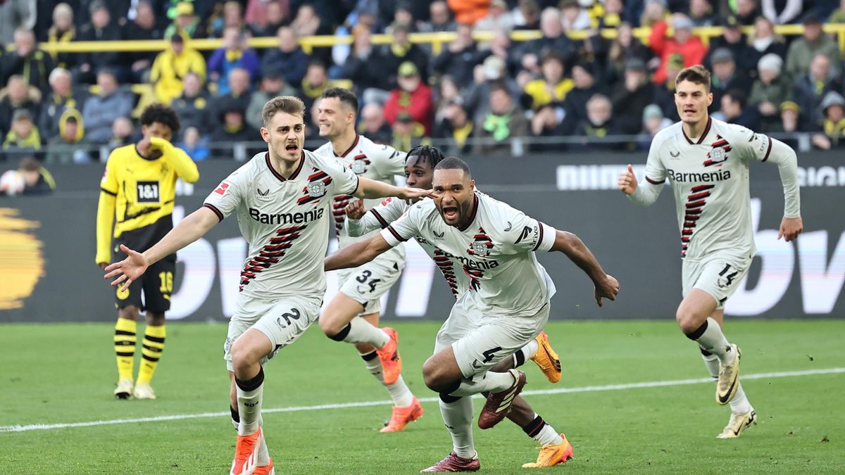 Watch Highlights Dortmund 1-1 Leverkusen 2024.04.21 Vẫn bất bại, Bundesliga Full Goals Highlight, Video highlights Dortmund 1-1 Leverkusen, Clip Dortmund 1-1 Leverkusen highlights, See live result Dortmund 1-1 Leverkusen, Clip bàn thắng Dortmund 1-1 Leverkusen, Borussia Dortmund Full Goals Highlight, Bayer Leverkusen Full Goals Highlight, Clip bóng đá Đức, Clip bóng đá ngoại hạng Đức, Clip kết quả bóng đá Đức hôm nay