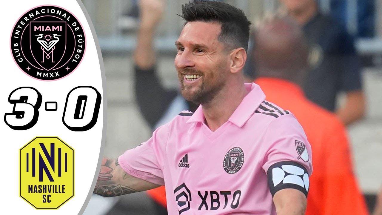 Inter Miami vs Nashville 3-0, Inter Miami 3-0 Nashville Messi goals, MLS All Star Goals Highlights, MLS Football, Inter Miami 3-0 Nashville highlights, Messi with Inter Miami, Inter Miami Full Goals Highlights