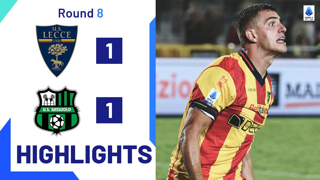 Lecce 1-1 Sassuolo 2023.10.06 Goals Highlights, Serie A Full Goals Highlight, Serie A Highlight, Clip bóng đá Ý, Clip kết quả bóng đá Ý Italia hôm nay, Video goals Lecce 1-1 Sassuolo highlights, Lecce 1-1 Sassuolo highlights, Clip bàn thắng Lecce 1-1 Sassuolo, Lecce Full Goals Highlights, Sassuolo Full Goals Highlight