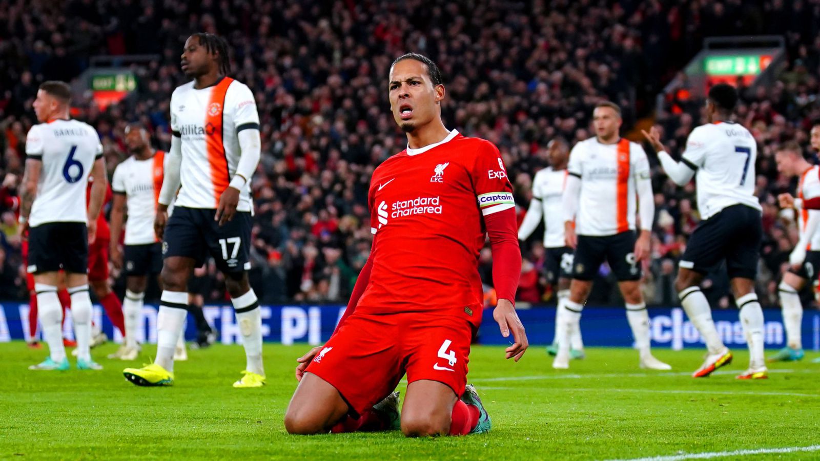 Watch Video Highlights Liverpool 4-1 Luton 2024.02.21 Giữ Vững Ngôi Đầu, Premier League Full Goals Highlight, Premier League Full Highlight, Video highlights Liverpool 4-1 Luton, Clip Liverpool 4-1 Luton highlights, See live result Liverpool 4-1 Luton, Liverpool Full Goals Highlight, Luton Full Goals Highlight, Xem trực tiếp bóng đá ngoại hạng Anh, Trực tiếp bóng đá ngoại hạng Anh, Clip kết quả bóng đá Ngoại Hạng Anh hôm nay, Xem bóng đá trực tiếp ngoại hạng Anh, Clip bóng đá ngoại hạng Anh