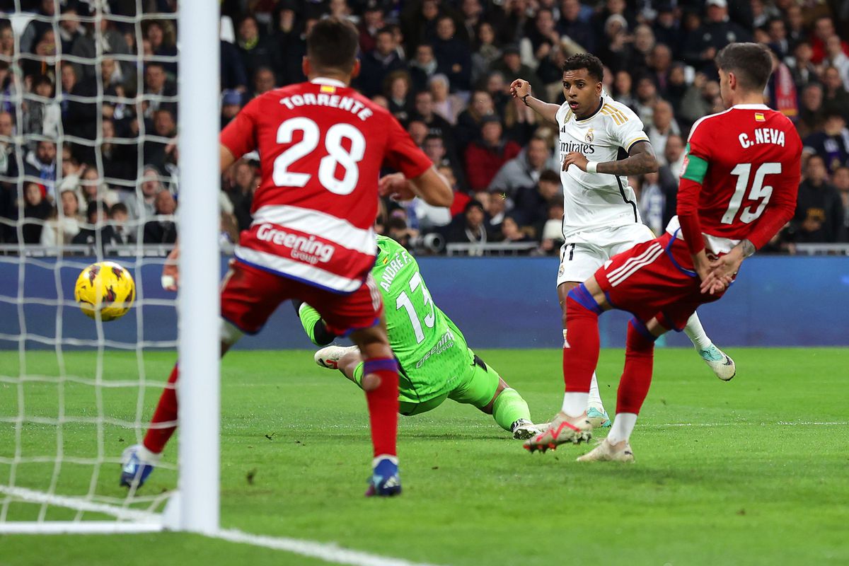 Watch Video Real Madrid 2-0 Granada CF 2023.12.02 All Goals Highlights, La Liga Full Highlight, La Liga Full Goals Highlight, La Liga Highlight, Clip bóng đá Tây Ban Nha, Clip kết quả bóng đá Tây Ban Nha hôm nay, Real Madrid 2-0 Granada CF, Video bàn thắng Real Madrid 2-0 Granada CF, Kết quả trận Real Madrid 2-0 Granada CF, Video highlights Real Madrid 2-0 Granada CF, Clip Real Madrid 2-0 Granada CF highlights, Real Madrid Full Goals Highlight, Granada Full Goals Highlight