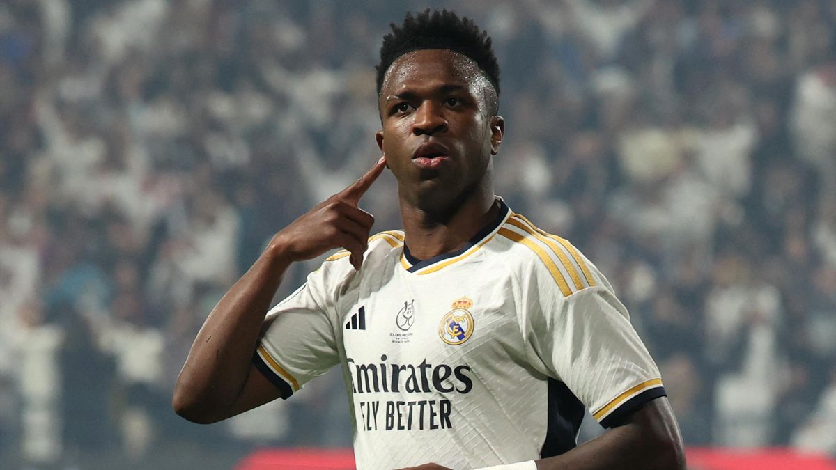 Watch Highlights Real Madrid 4-1 Barcelona 2024.01.14 Vinicius Hat-trick, La Liga Full Highlight, La Liga Highlight, La Liga Full Goals Highlight, Watch Real Madrid 4-1 Barcelona all goals highlights, Video highlights Real Madrid 4-1 Barcelona, Clip Real Madrid 4-1 Barcelona highlights, See live result Real Madrid 4-1 Barcelona, Real Madrid Full Goals Highlight, Barcelona Full Goals Highlight, Clip bóng đá Tây Ban Nha, Clip kết quả bóng đá Tây Ban Nha hôm nay
