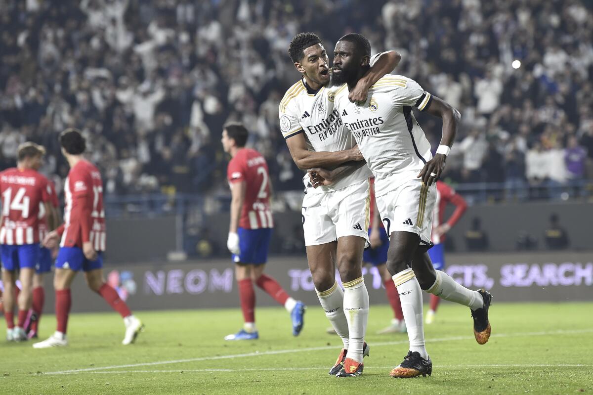 Watch Video Real Madrid 5-3 Atletico Madrid 2024.01.10 All Goals Highlights, Saudi Super Cup Full Goals Highlights, Super Cup Full Goals Highlights, Watch highlights Real Madrid 5-3 Atletico Madrid, Video goals Real Madrid 5-3 Atletico Madrid, Clip Real Madrid 5-3 Atletico Madrid highlights, See live result Real Madrid 5-3 Atletico Madrid, Real Madrid Full Goals Highlight, Atletico Madrid Full Goals Highlight