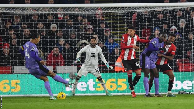 Virgil van Dijk's goal was his first of the season for Liverpool, Watch Highlights Sheffield United 0:2 Liverpool 2023.12.06 Virgil Nổ Súng, Premier League Full Highlight, Premier League Full Goals Highlight, Clip bóng đá ngoại hạng Anh, Xem bóng đá trực tiếp ngoại hạng Anh, Clip kết quả bóng đá Ngoại Hạng Anh hôm nay, Trực tiếp bóng đá ngoại hạng Anh, Xem trực tiếp bóng đá ngoại hạng Anh, Sheffield United 0:2 Liverpool, Watch Sheffield United 0:2 Liverpool highlights, Video Sheffield United 0:2 Liverpool highlights, Clip bàn thắng Sheffield United 0:2 Liverpool, See highlights Sheffield United 0:2 Liverpool, Sheffield United Goals Highlights, Liverpool Full Goals Highlight