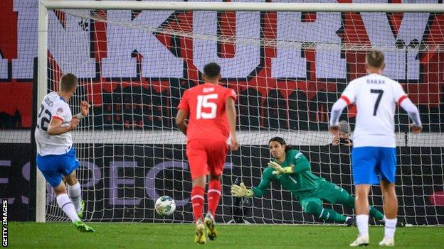UEFA Nations League Goals Highlight, Watch Switzerland 2-1 Czech Republic Nations League, Video Highlights Switzerland 2-1 Czech Republic Nations League, Switzerland 2-1 Czech Republic Nations League 2022.09.27, Switzerland Full Goals Highlight, Czech Republic Full Goals Highlight
