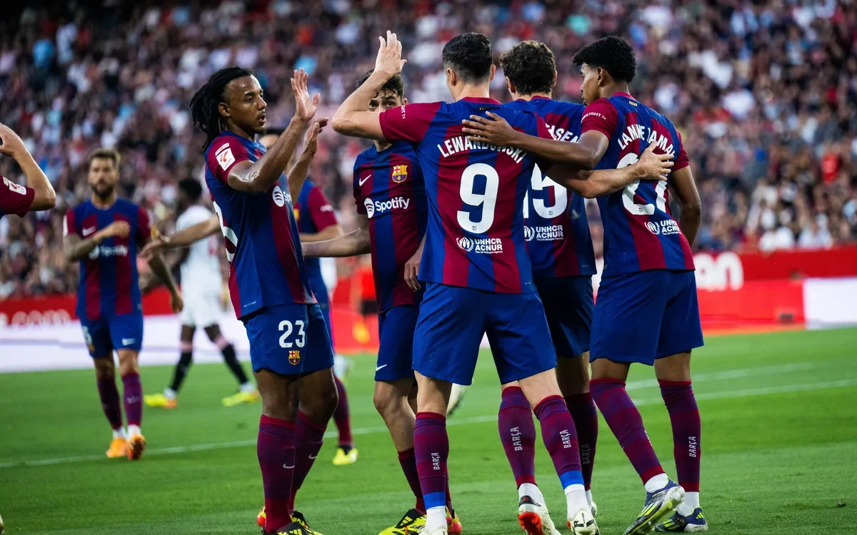 Watch Video Sevilla 1-2 Barcelona 2024.05.26 Winning end to the season, La Liga Highlight, La Liga Full Goals Highlight, La Liga Full Highlight, Video highlights Sevilla 1-2 Barcelona, Clip Sevilla 1-2 Barcelona highlights, See live result Sevilla 1-2 Barcelona, Clip bàn thắng Sevilla 1-2 Barcelona, Sevilla Full Goals Highlights, Barcelona Full Goals Highlight, Clip bóng đá Tây Ban Nha, Clip kết quả bóng đá Tây Ban Nha hôm nay