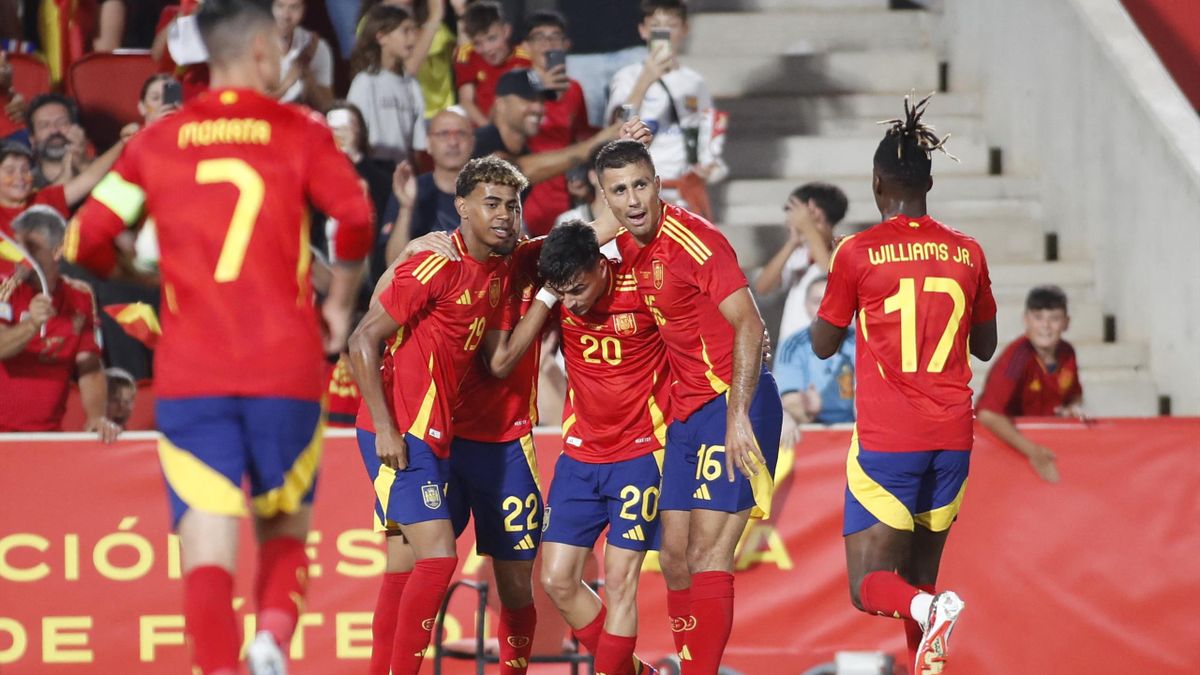 Watch VIDEO Spain 5-1 Northern Ireland 2024.06.08 All Goals Highlights, Friendly Match, Giao Hữu Friendly Match, Video highlights Spain 5-1 Northern Ireland, Clip Spain 5-1 Northern Ireland highlights, See live result Spain 5-1 Northern Ireland, Spain Full Goals Highlight, Clip bàn thắng Spain 5-1 Northern Ireland, Video kết quả Spain 5-1 Northern Ireland, Northern Ireland Full Goals Highlight, Clip bóng đá Giao Hữu Quốc Tế, Cup bóng đá Giao Hữu Quốc Tế, Cup Giao Hữu, Giao Hữu Quốc Tế