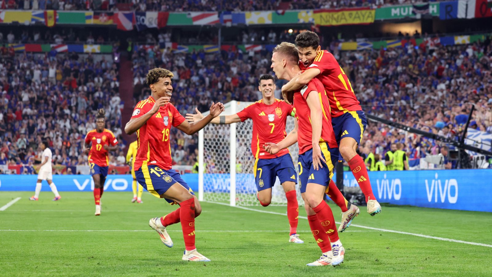 Watch VIDEO Highlights Spain 2-1 France 2024.07.10 Siêu phẩm của thần đồng Yamal, Euro 2024 Semifinal, Euro 2024 Full Goals Highlights, Euro 2024, Full Match Euro 2024, Euro 2024, Video highlights Spain 2-1 France, Clip Spain 2-1 France all goals highlights, See live result Spain 2-1 France, Clip bàn thắng Spain 2-1 France, Video trận đấu Spain 2-1 France, Xem highlights Tây Ban Nha 2-1 Pháp bán kết Euro 2024, Spain Full Goals Highlight, France Full Goals Highlight