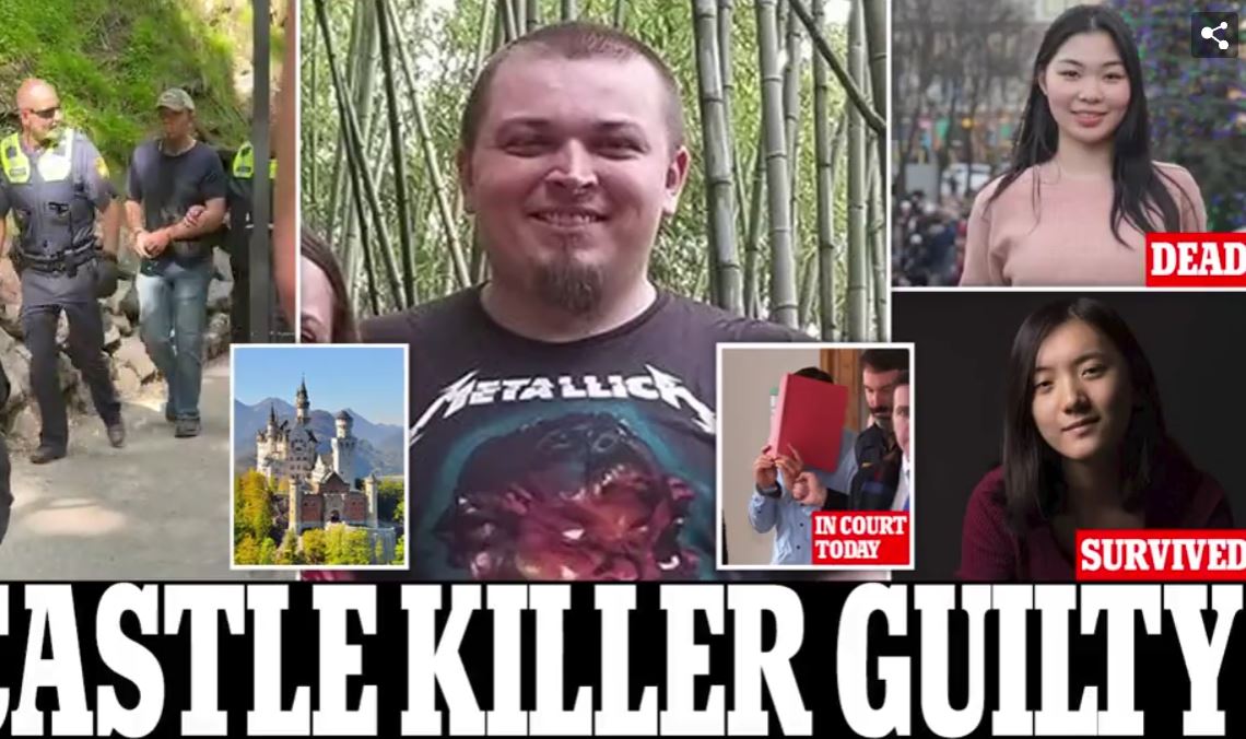 American Troy Bohling, American Troy Bohling admits to rape and murder of fellow US tourist 21 ages, Germany's Cinderella, Eva Liu and Kelsey Chang, Bohling admitted to the charges during the start of his trial the German news agency dpa reported, Built in the 19th century by King Lugwig II, Neuschwanstein castle is one of the most visited sites in Germany, Video attracting over a million visitors a year, US news video today, US news today, HOUSTON NEWS, US today news, Germany news today, Video Russia News HOT Today, News hot today, Hot news today, Hot news today on the world, Post news hot today