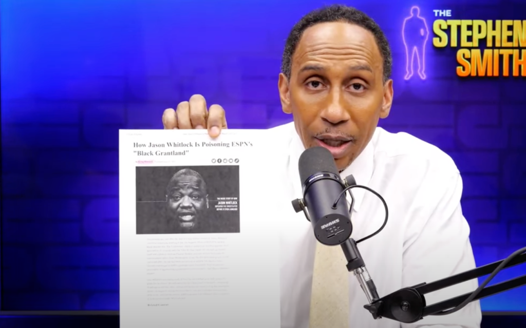 VIDEO Stephen A. Smith eviscerates Jason Whitlock to escalate bitter feud Fat piece of s–t, Clip Stephen A. Smith vs Jason Whitlock, Blaze TV Clip Stephen A. Smith vs Jason Whitlock, Greg Howard, The Undefeated at ESPN, A Memoir of Second Chances and First Takes, Aaron Rodgers and Jimmy Kimmel, Finally responding to Jason Whitlock, Stephen A. Smith eviscerates Jason Whitlock, escalates feud, Shock news today, US today news, US news today, News hot today, US news video today, Hot news today, Post news hot today, Today news Video, Latest today news video, Hot news today on the world